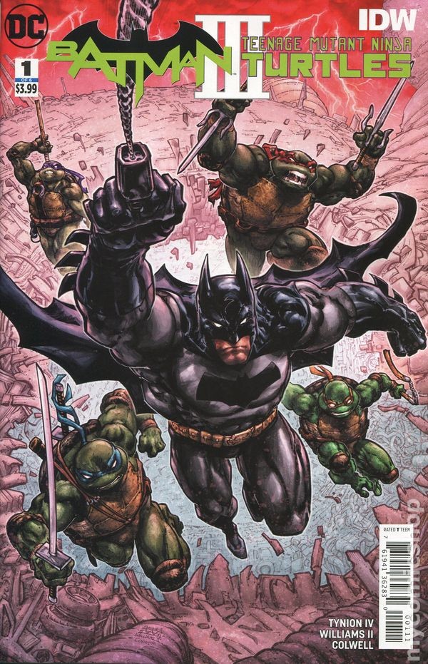 Batman Teenage Mutant Ninja Turtles III 1A Williams II FN 2019 immagine stock