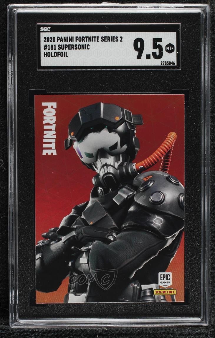 2020 Panini Fortnite Serie II Holofoil Supersonic #181 SGC 9.5 come nuovo + 2f4