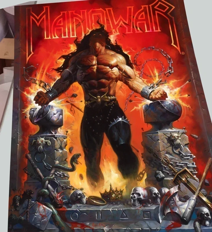 Manowar "Louder than Hell" poster