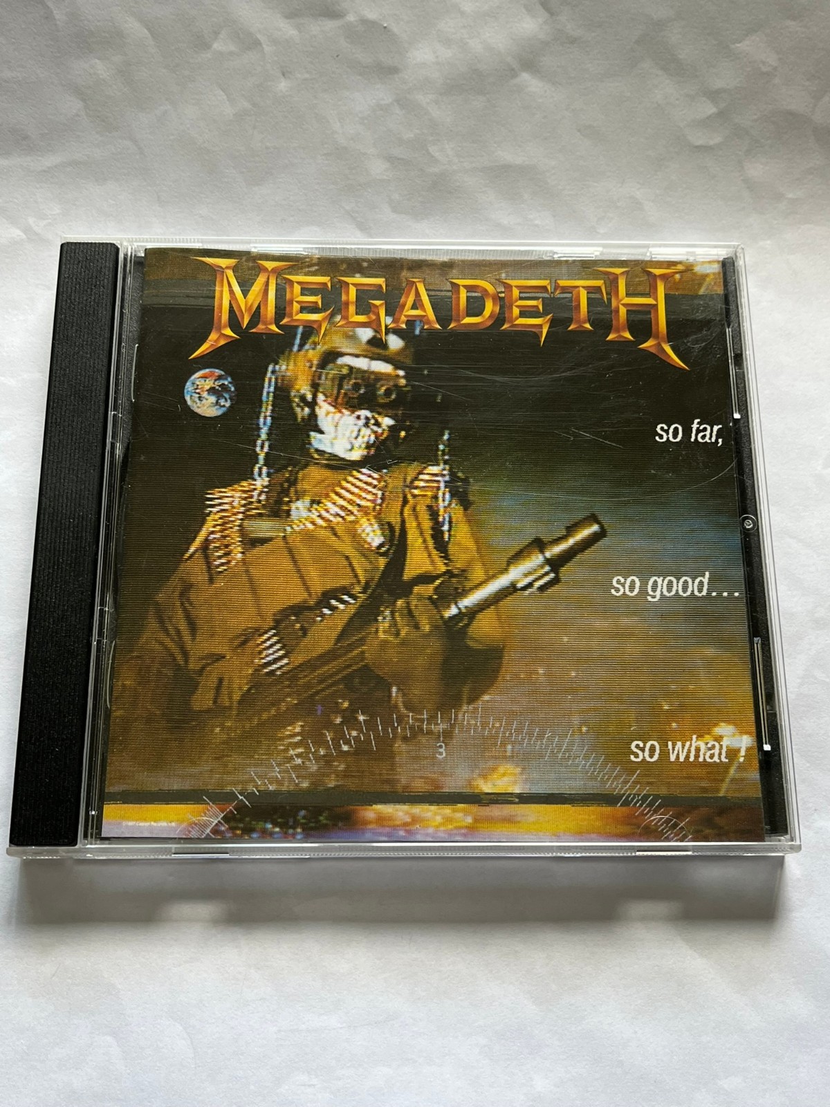 Megadeth, So Far, So Good, So What! Music CD Album Capitol Records 1988, VGC