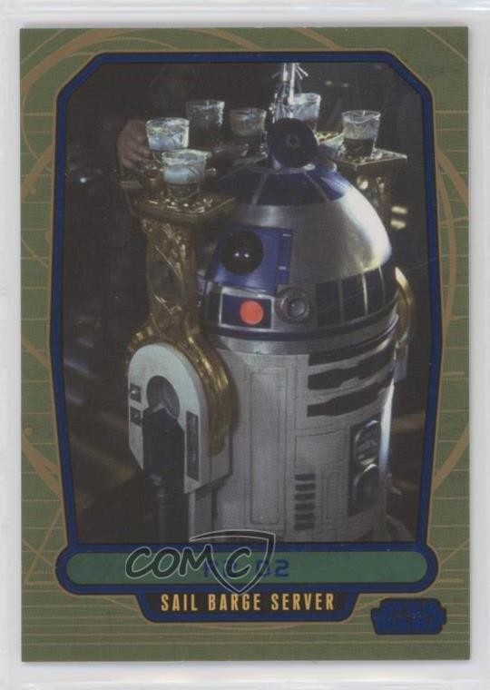2012 Topps Star Wars Galactic Files blu 226/350 R2-D2 #159 0q5r