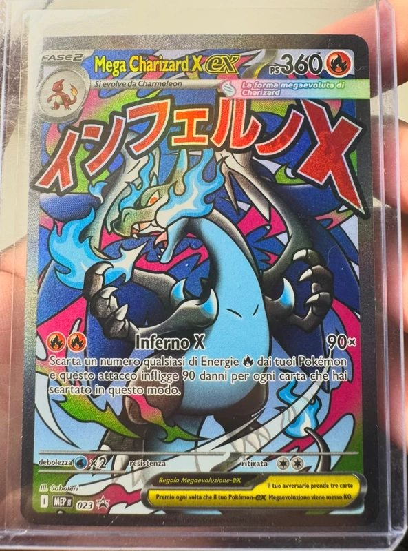 Mega Charizard X EX Ita Promo 023  Fiamme spettrali ita