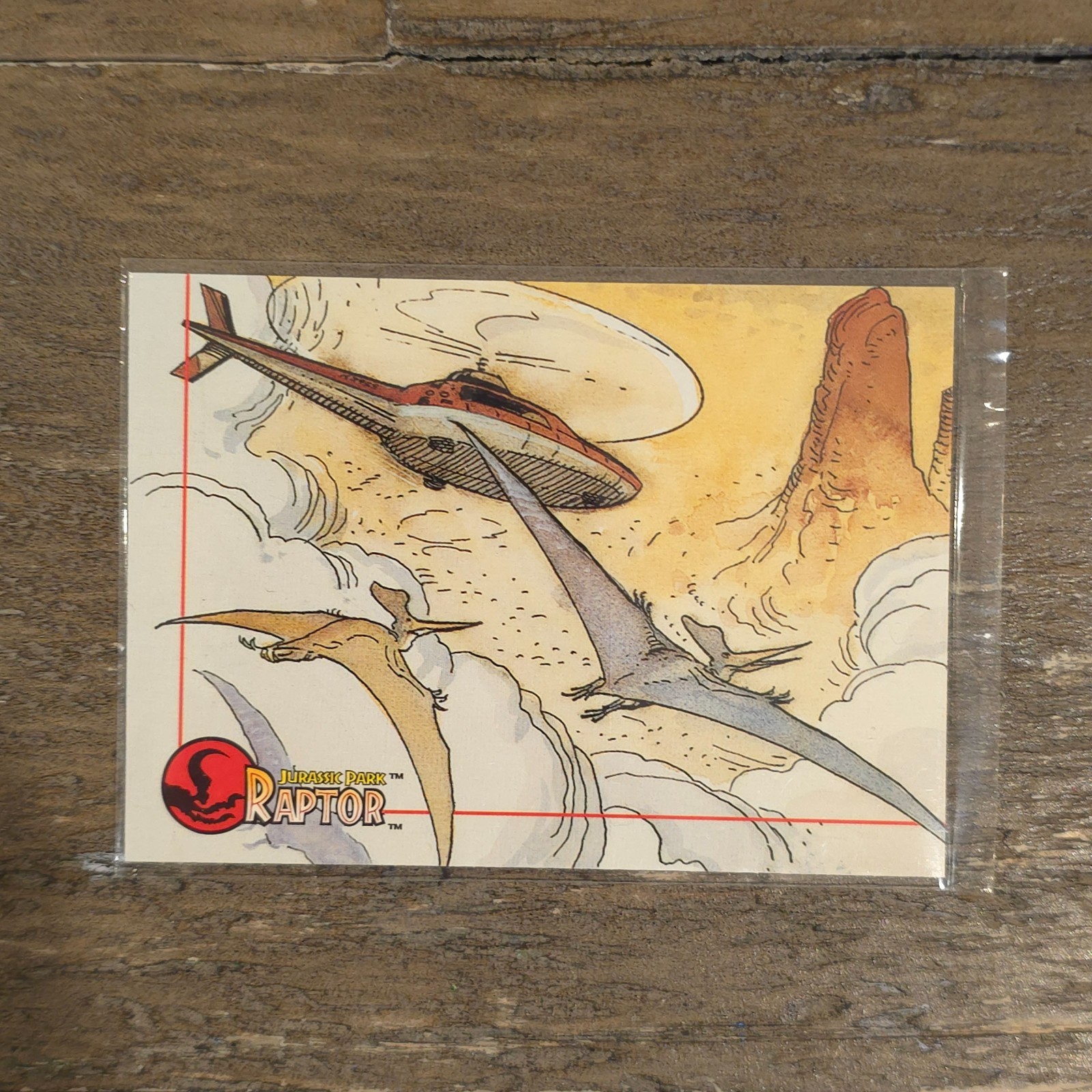 1993 Topps Comics Jurassic Park: Raptor Pteranodons #5