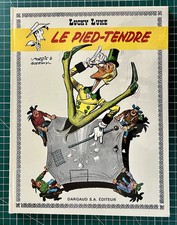 LUCKY LUKE:SUBLIME TENUE ET ULTRA RARE CRAQUANT NEUF EO 68 LE PIED TENDRE MORRIS