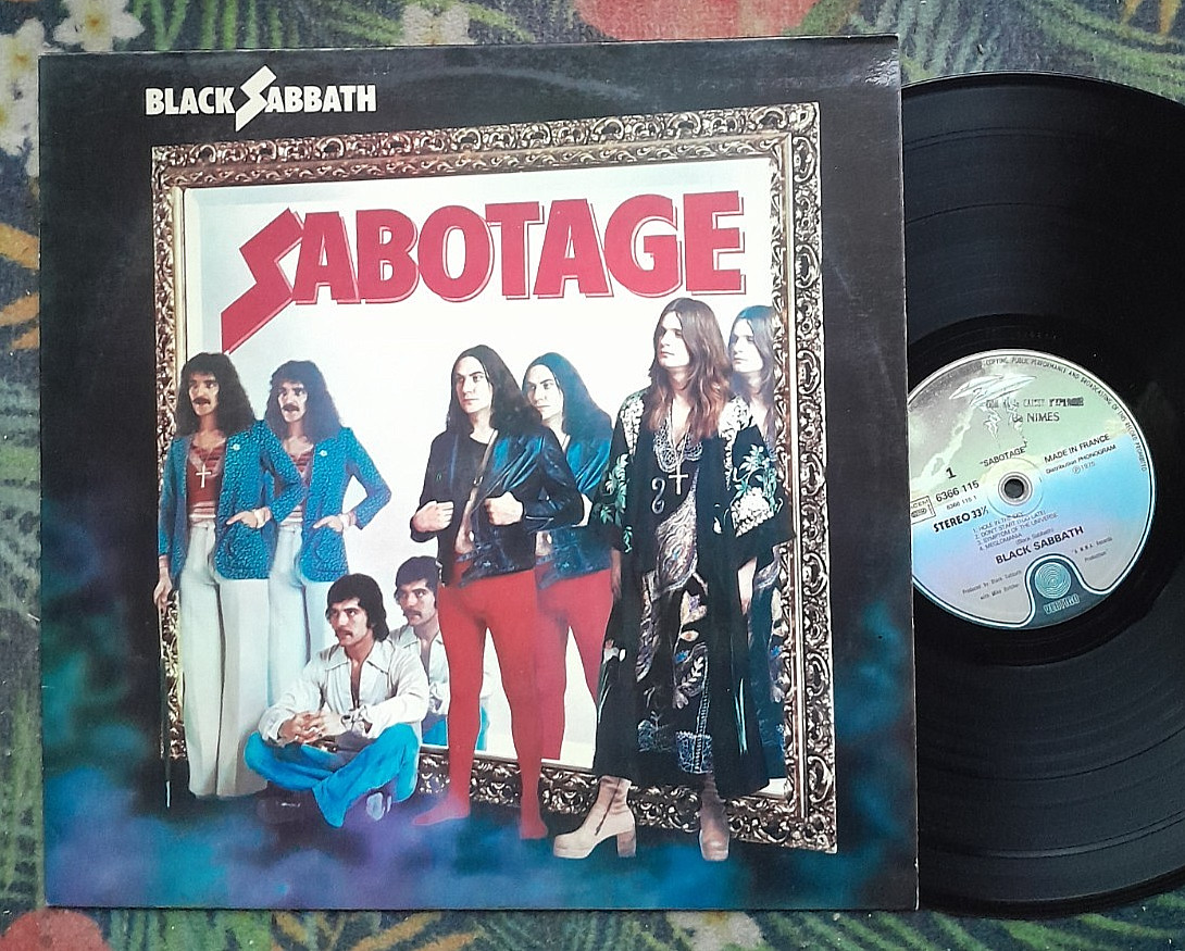 RARE French Orig. LP BLACK SABBATH Sabotage Hard Rock Heavy 70" VG++ VG+ VERTIGO