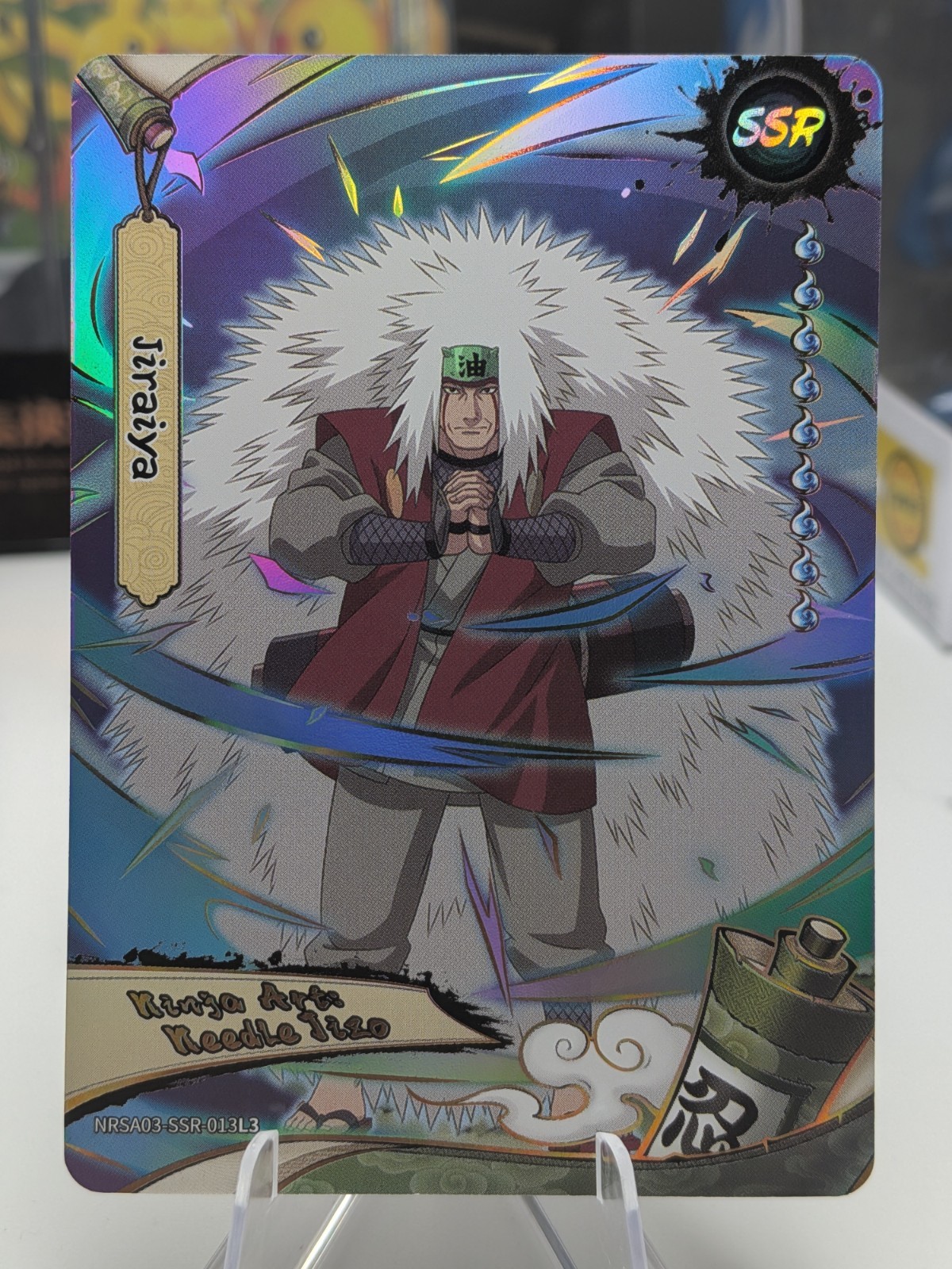 Kayou Naruto Jiraiya Ninja Art: Needle Jizo SSR Trading Card HRS08-SSR013 2022