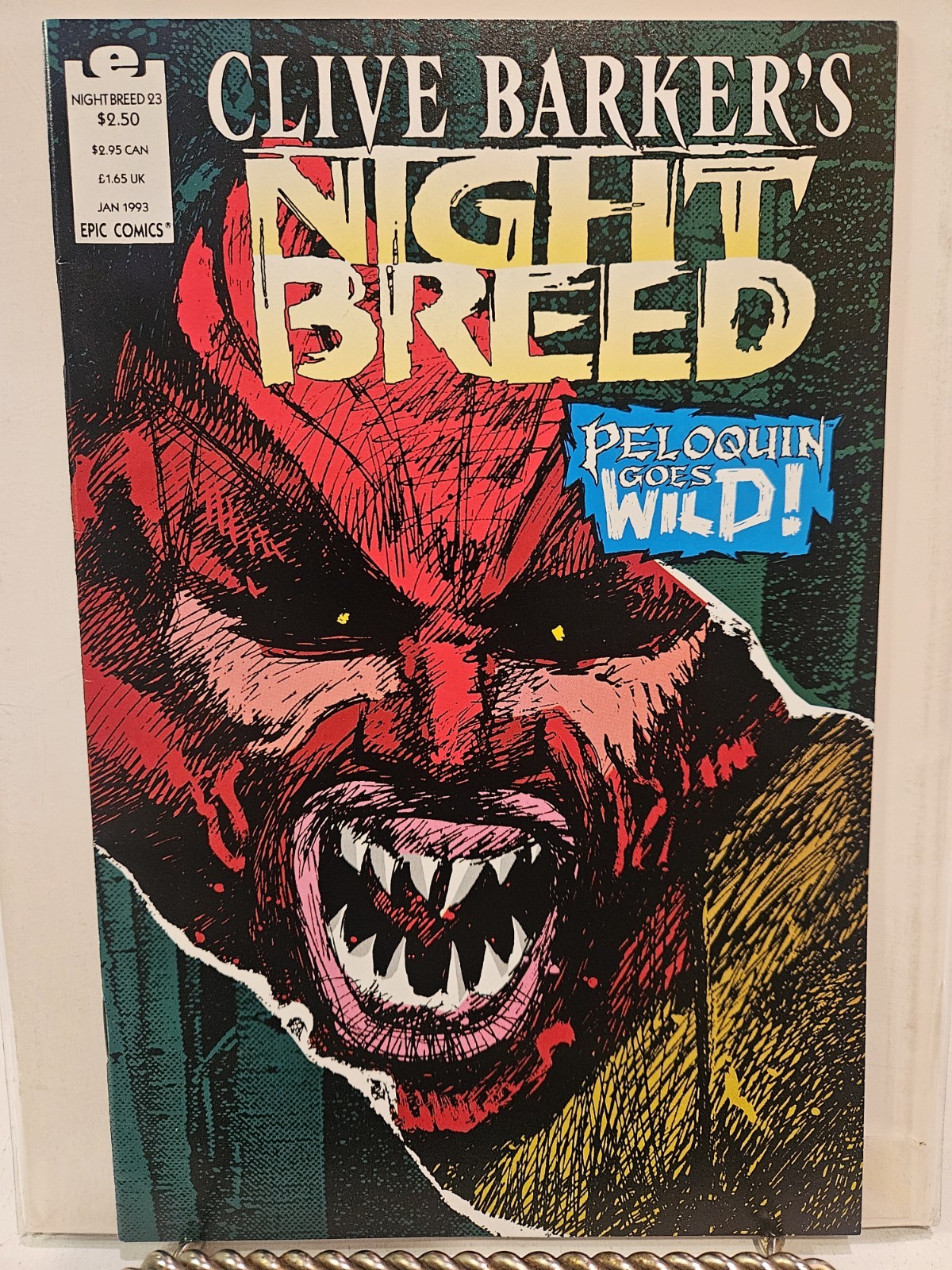 CLIVE BARKER'S NIGHT BREED #23 PELOQUIN GOES WILD NEAR MINT