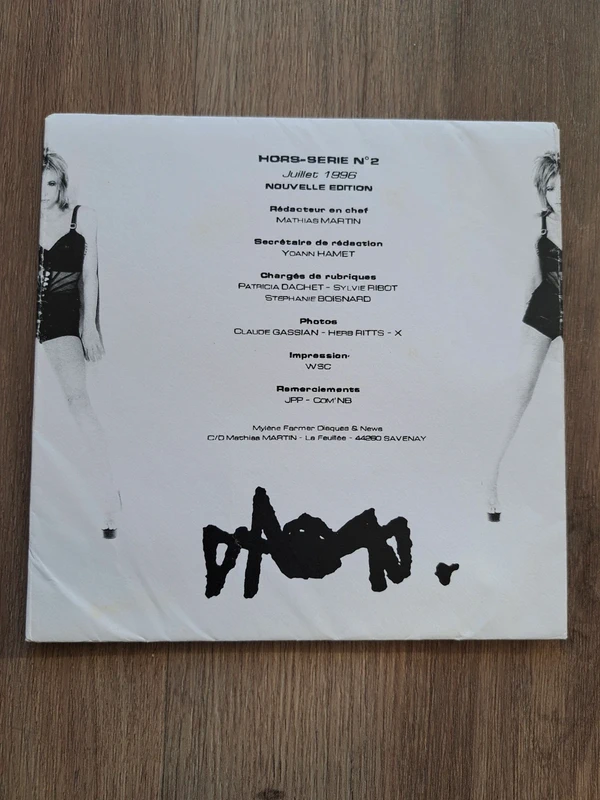 Hors série "Mylène Farmer disques &news" numéro 2. juillet 96
