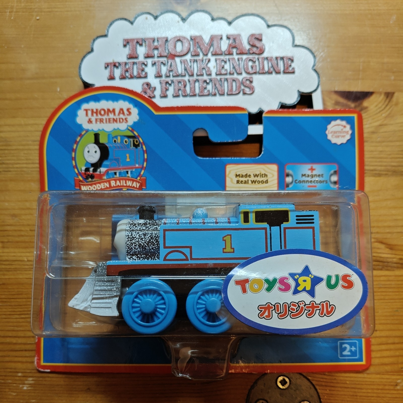 Japan Toys R Us Thomas & Friends Ferrovia in Legno Winter Wonderland Thomas Nuovo con scatola 