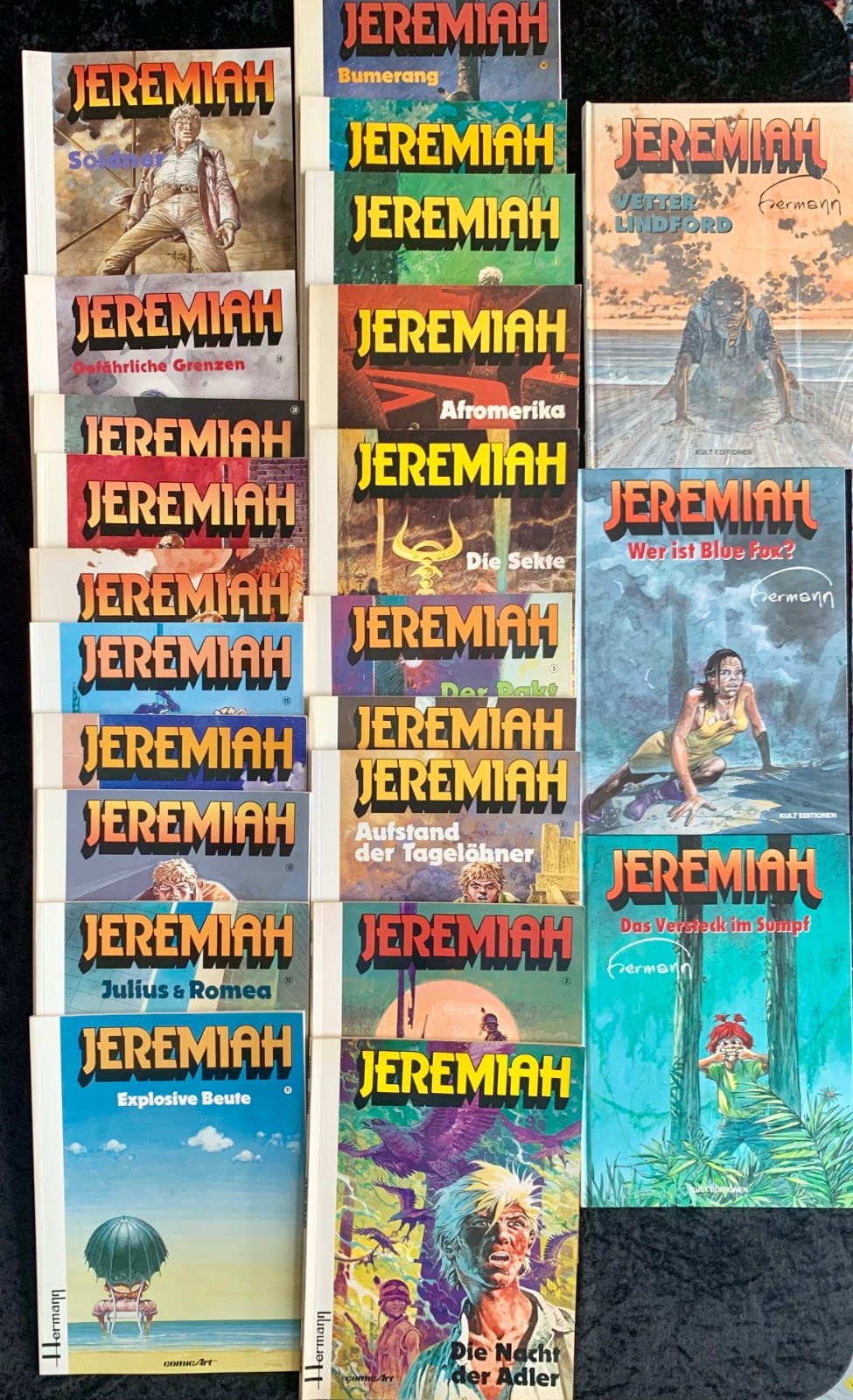 Jeremiah 1-23, Carlsen e continuazione di culto, fumetto, vedi foto!