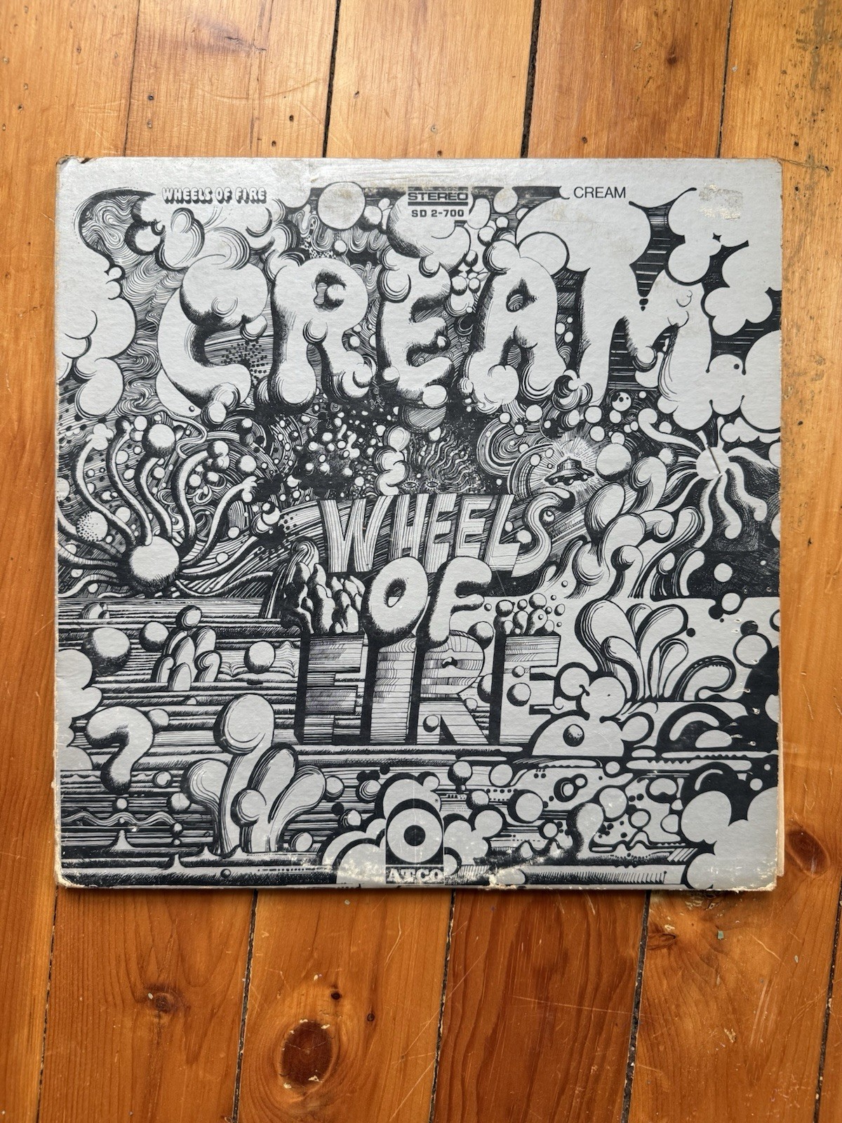 Cream Wheels Of Fire Vintage Vinyl 2LP 1968 Atco Record SD 2-700