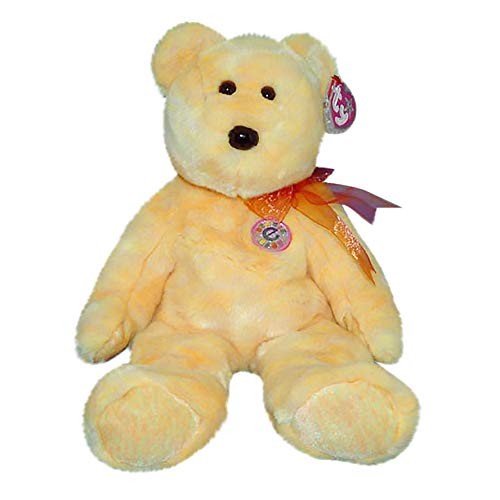 Ty Beanie Buddy Bear Sunny The e-Beanie Golden Yellow Teddy