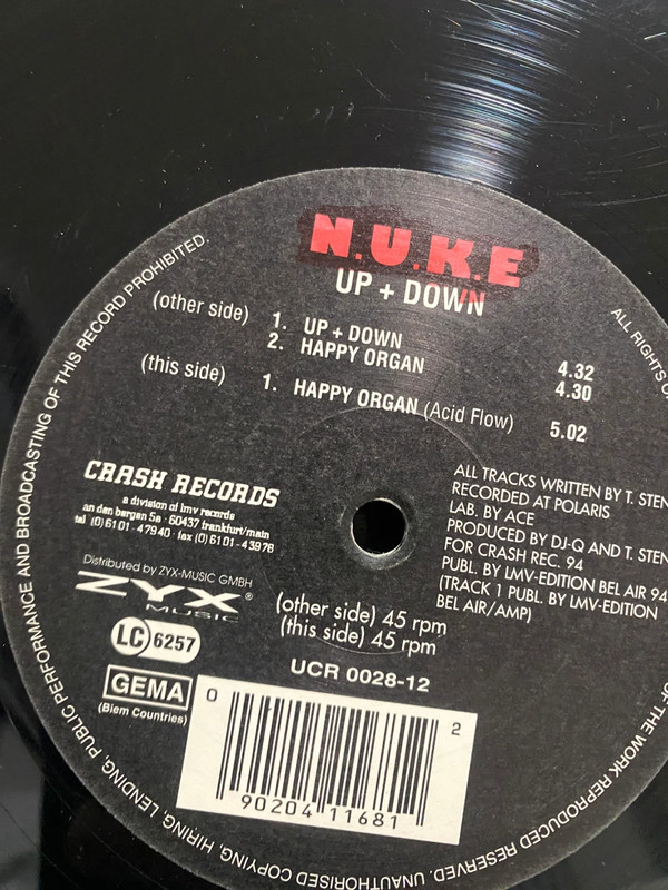N.U.K.E. - up + down (vinile 12")
