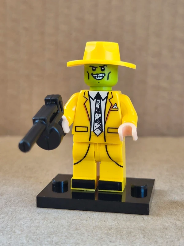 The Mask Jim Carrey 🎥 minifigure style Lego compatible