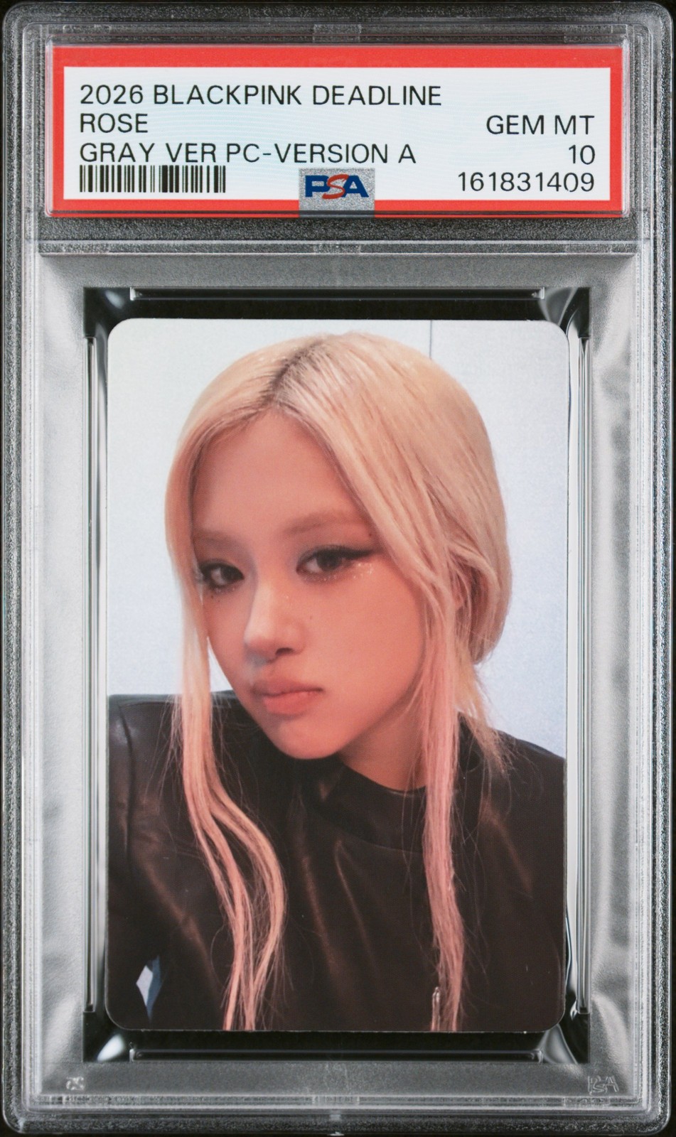 2026 ROSA NERO 3° MINI ALBUM SCADENZA VERSIONE GRIGIA FOTOCARTOLINE ROSA PSA 10