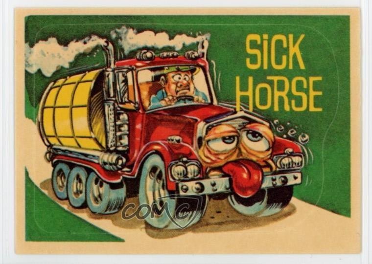 1978 Donruss Convoy Code CB Stickers Sick Horse #6 1tr0
