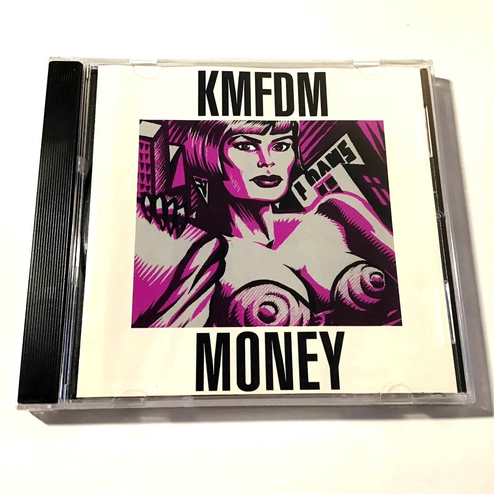 KMFDM Money/Bargeld CD Single 1992 Industrial, Electronic, READ