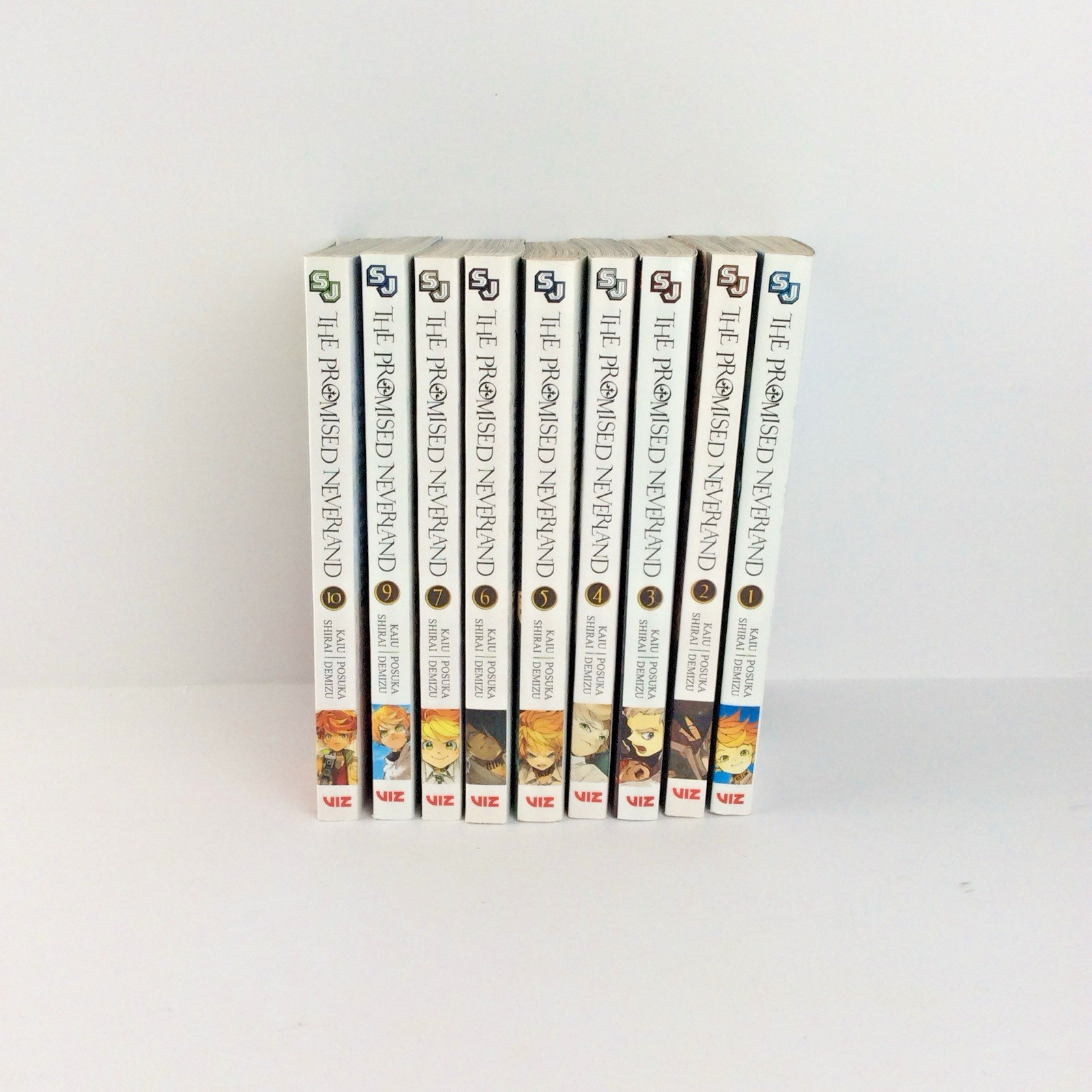 The Promised Neverland Series Vol 1-7, 9 &10 Shirai Manga Books Mancanti Vol 8