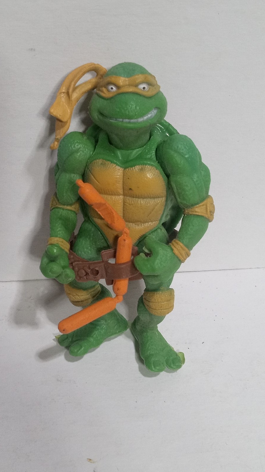 Vintage Teenage Mutant Ninja Turtles Michelangelo Action Figure 4" TMNT