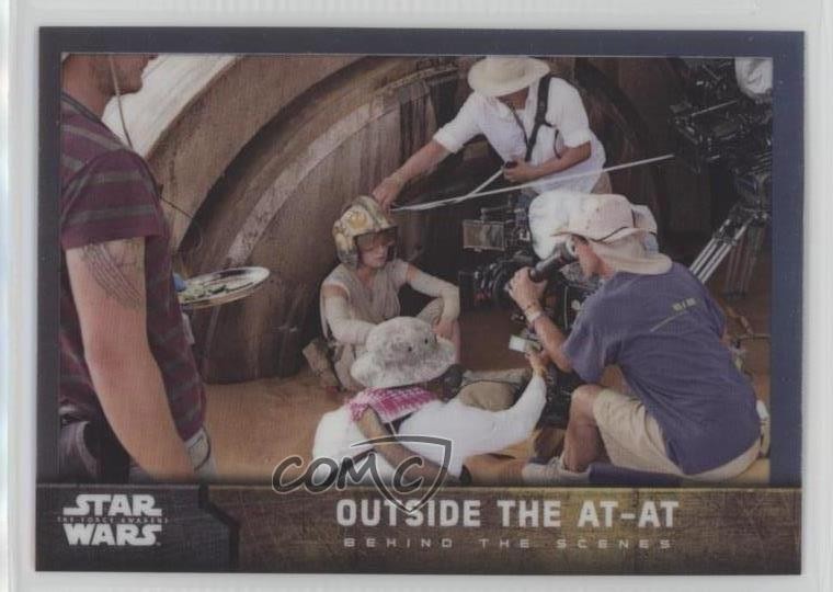 2016 Topps Star Wars: Il Risveglio della Forza Cromato dietro le quinte fuori AT-AT 0z5