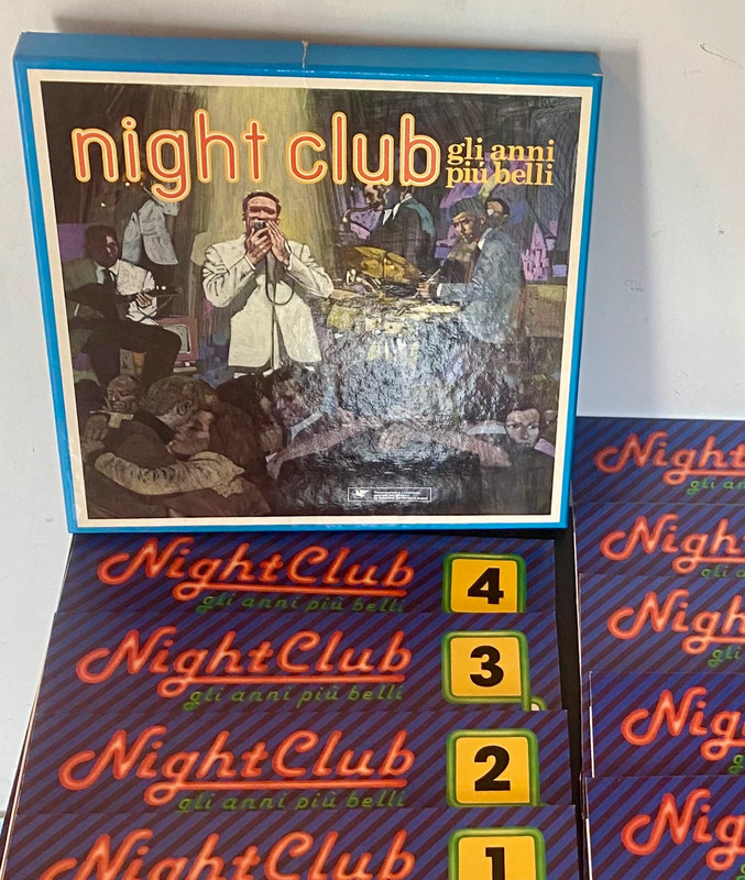 Night Club – Gli anni più belli – cofanetto completo 9 LP 33 giri mai suonati