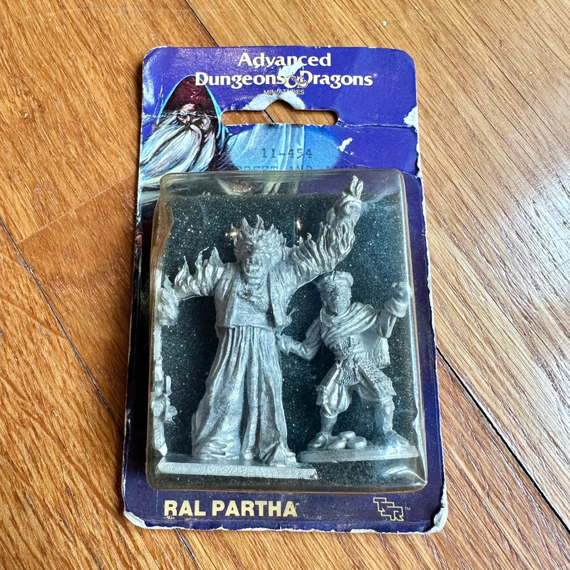 Cavallo miniatura metallo advanced dungeons and dragons