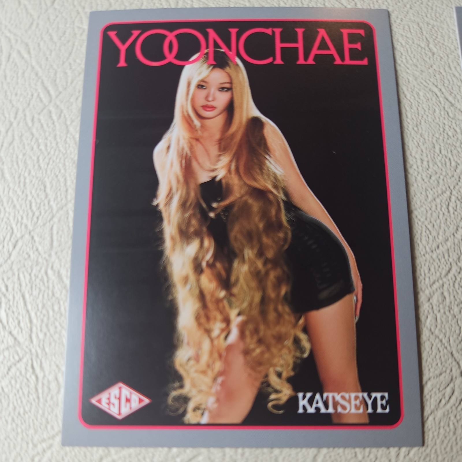KATSEYE WILD TRADING PHOTOCARD #43 YOONCHAE *GEM MINT?* *INCLUDES PROTECTOR*