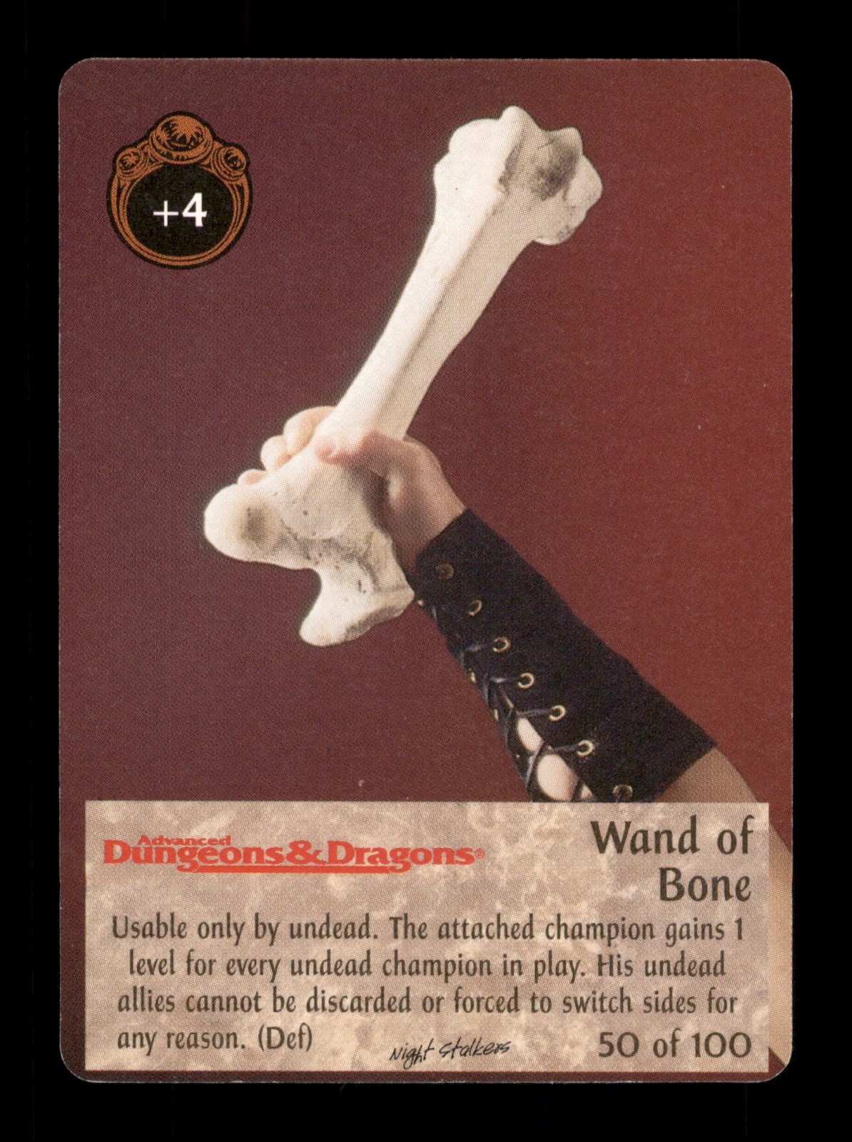 Wand Of Bone 50 Of 100 Spellfire Advance Dungeons And Dragons TC CC