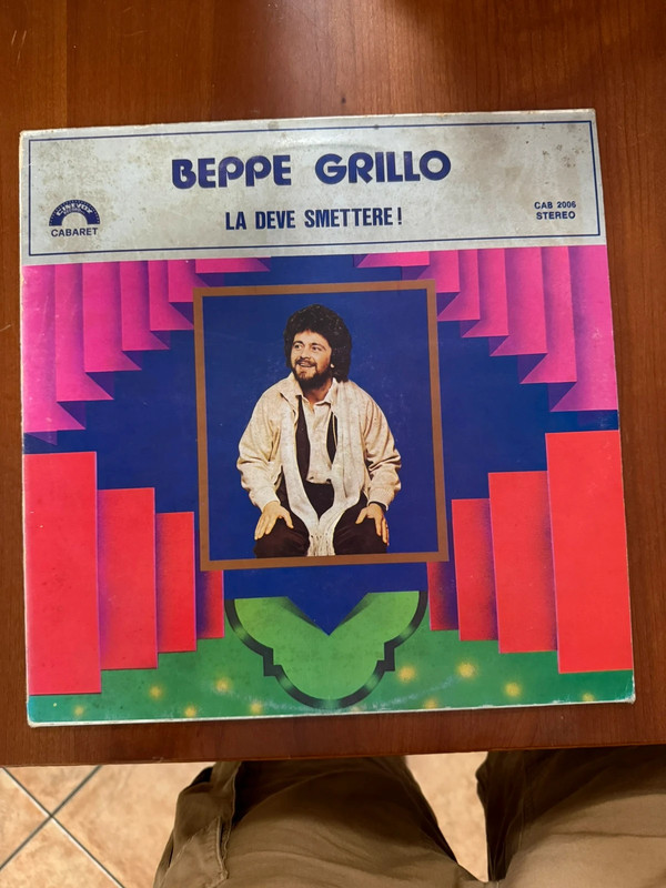 Beppe Grillo – La deve smettere – Vinile 1979 – Edizione italiana