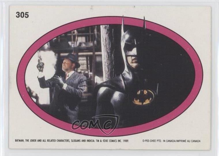1989 O-Pee-Chee Batman Batman #305 1u6