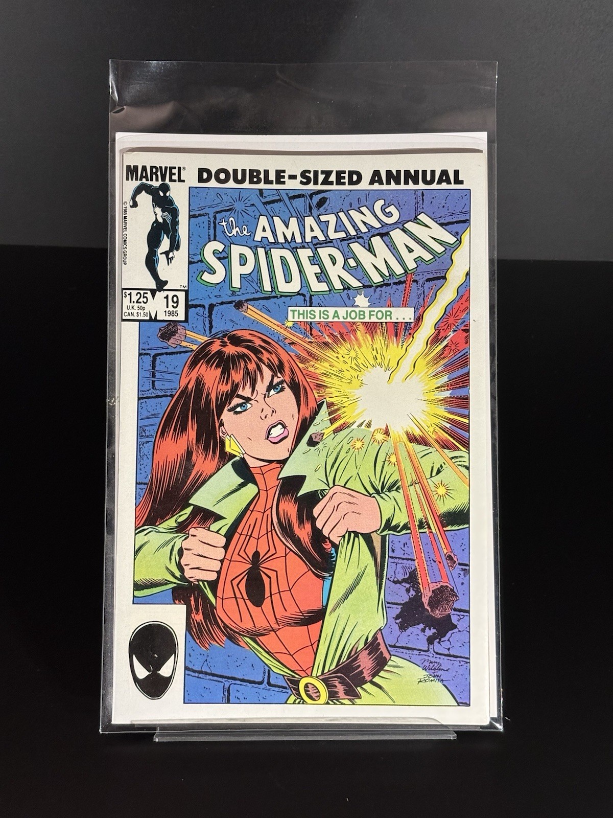 L'INCREDIBILE UOMO RAGNO ANNUALE #19 1985 MARVEL~ QUASI NUOVO ~vedi 20 foto SM1