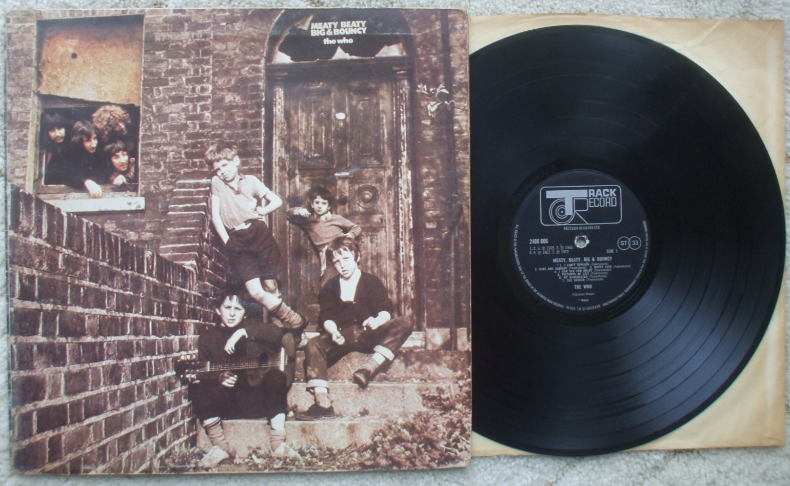 The Who - Meaty Beaty Big & Bouncy - EX- / VG+ Vinyl LP