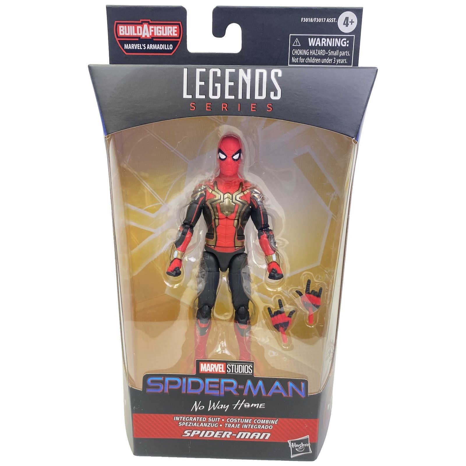 Marvel Legends Spider-Man Tuta Integrata 6" Figure 2021 Hasbro No Way Home