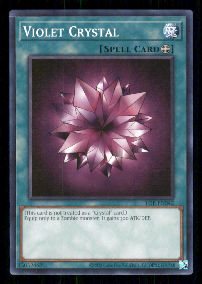 Cristallo Viola LOB-EN042 (Edizione 25° Anniversario) Yu-Gi-Oh Unlimited NM