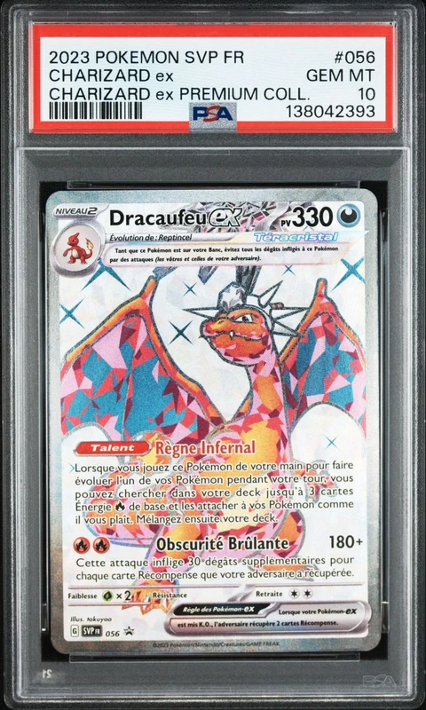 Dracaufeu Full art Promo PSA 10