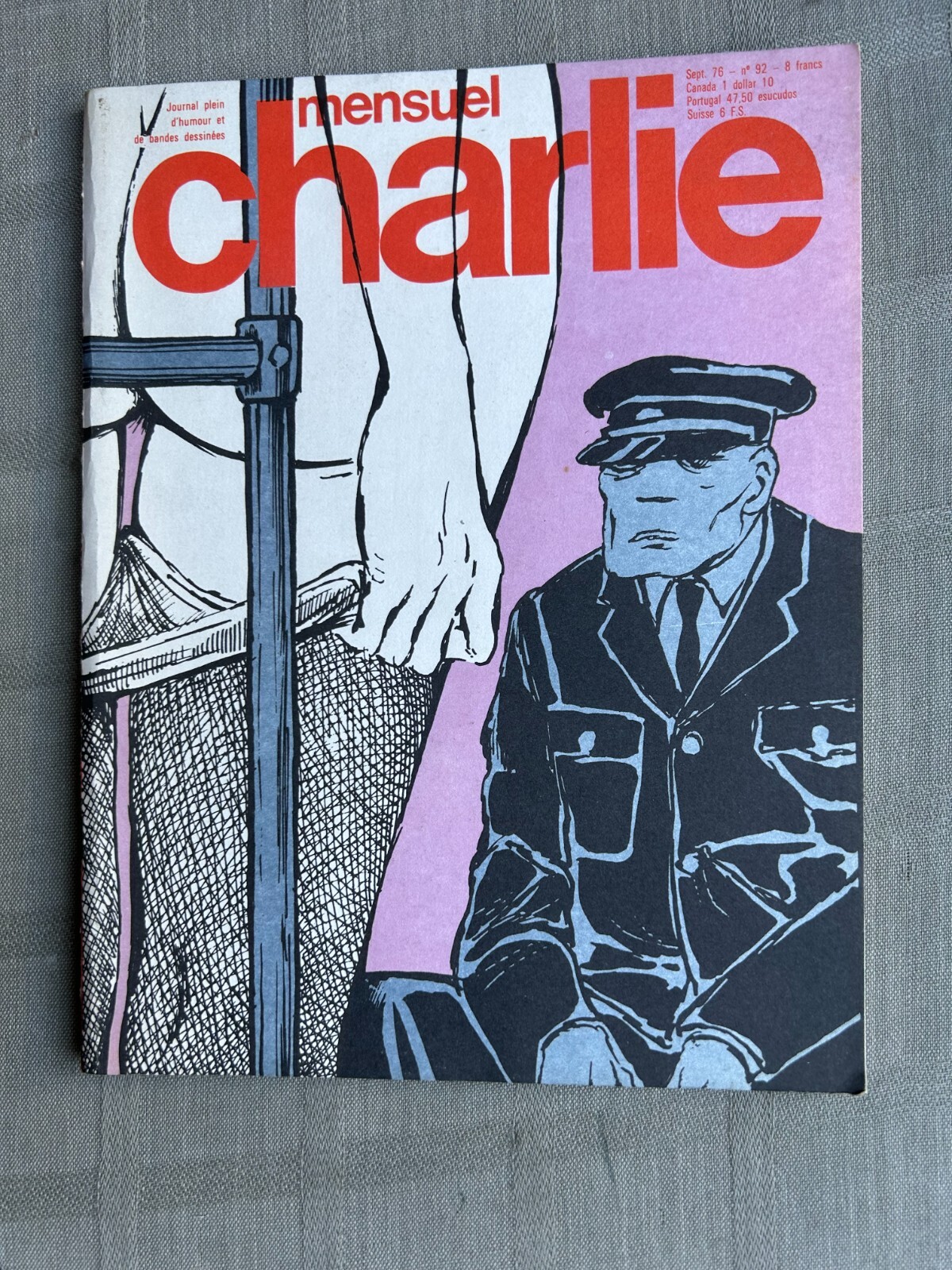 Charlie Mensile N°92 Settembre 1976 In Ottime Condizioni