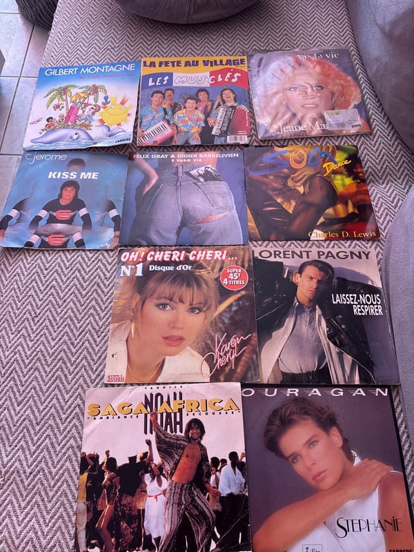 Lot de vinyles