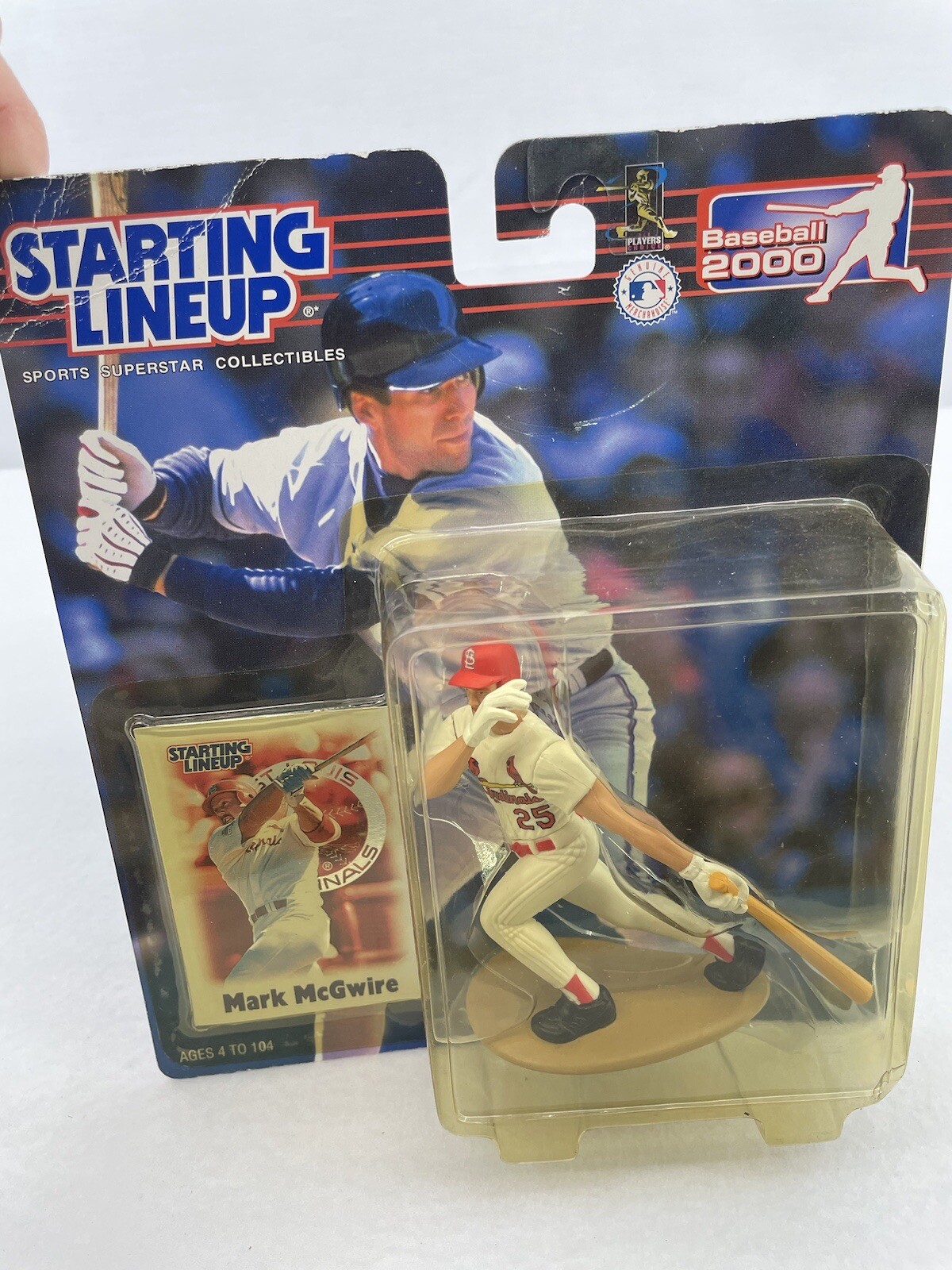 2000 Starting Lineup Mark McGuire Commemorative Action Figure & Card St. Louis