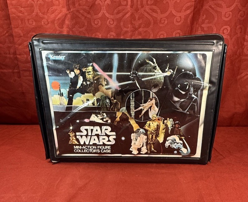 Action figure Kenner in vinile Star Wars 1977 vintage custodia da collezione