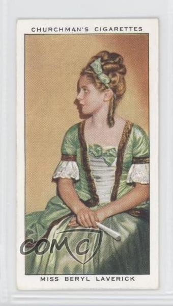 1938 Churchman's In Town To-Night Tabacco Miss Beryl Laverick #26 0a3
