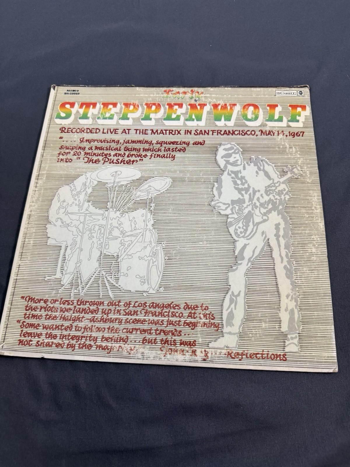 Steppenwolf Early Steppenwolf 1969 Dunhill DS-50060 Vinyl LP Live