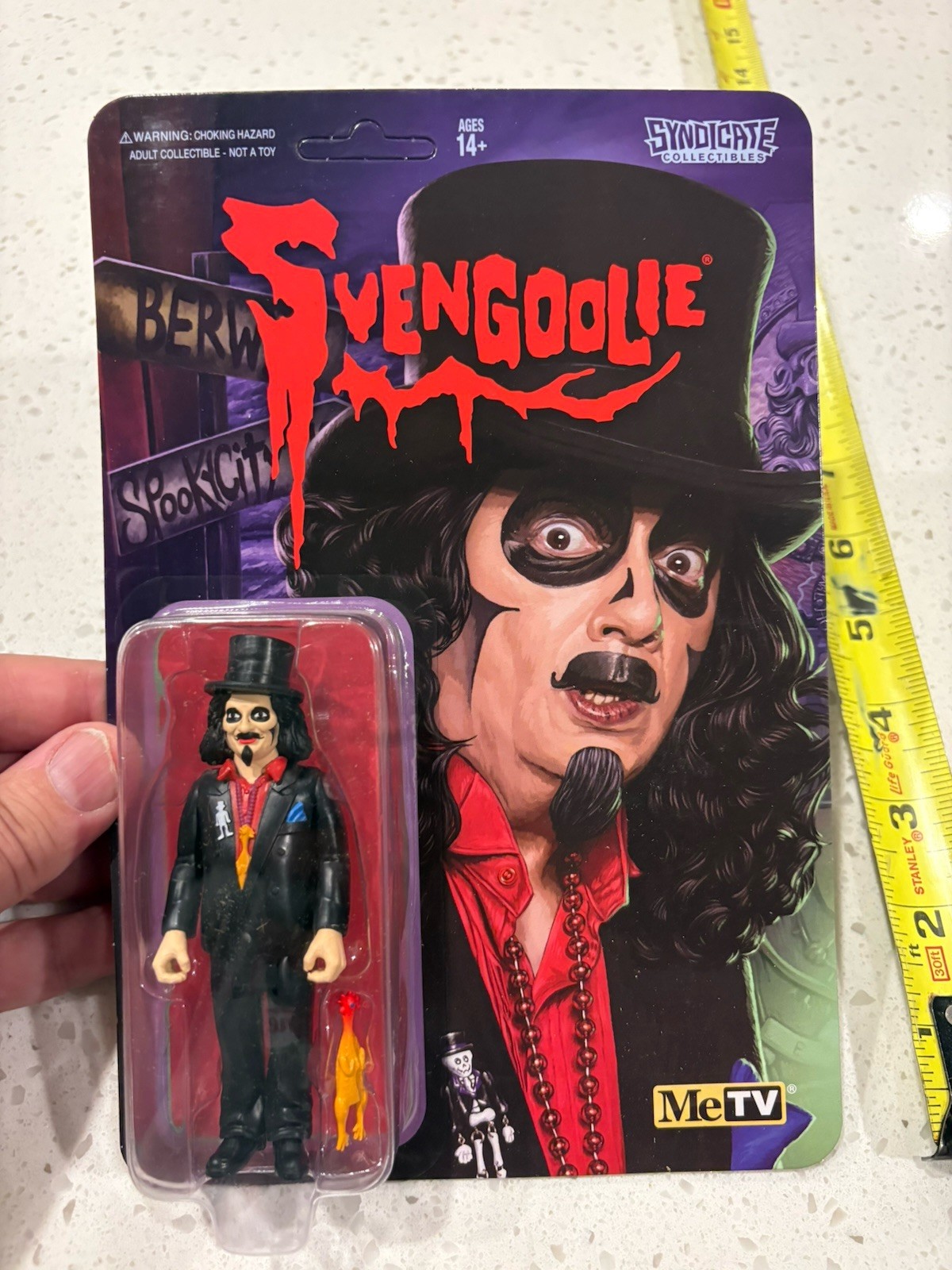 Action Figure Super7 ReAction Svengoolie nuova in confezione sigillata spedizione gratuita in USA
