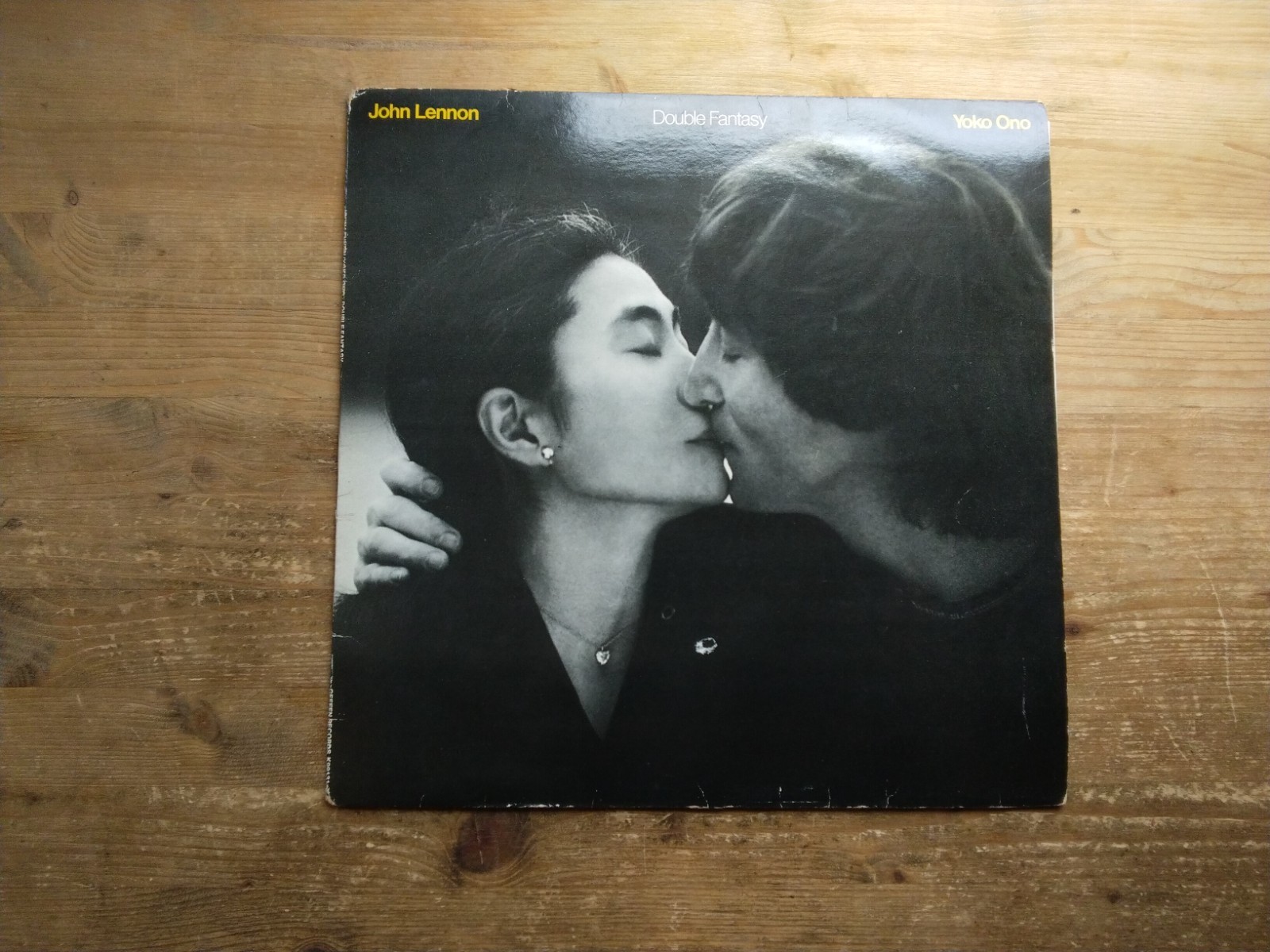 John Lennon Yoko Ono Double Fantasy Very Good Vinyl LP Record Album K99131 (K1)
