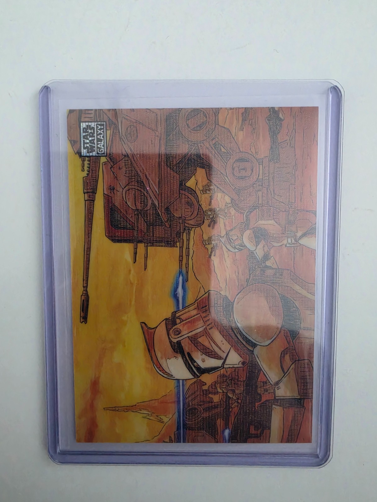 STAR WARS GALAXY 2026 #75 THE CLONES ADVANCE 99/99 OMEGA WAVE REFRACTOR