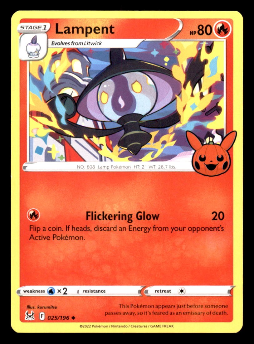 LAMPADA 025/196 POKEMON TRICK OR TRADE BOOSTER 2023 LP