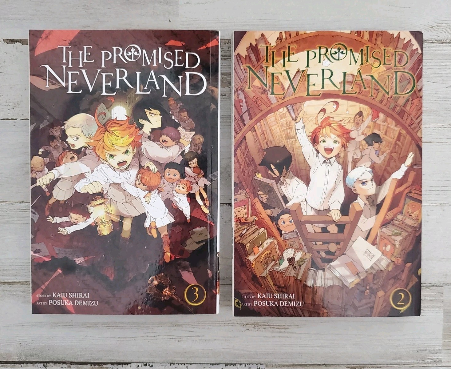 The Promised Neverland Manga Set - Vol 2 e 3 Inglese