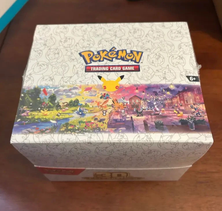 Pokémon 30° Anniversario Celebrazione Mini Lattine Display Set di 10 Sigillate in Fabbrica
