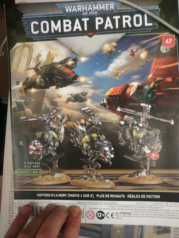 #warhammer combat patrol n 47 3 kopters d la mort partie 1/2