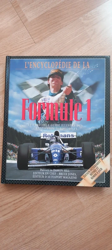 Livre encyclopédie formule 1
