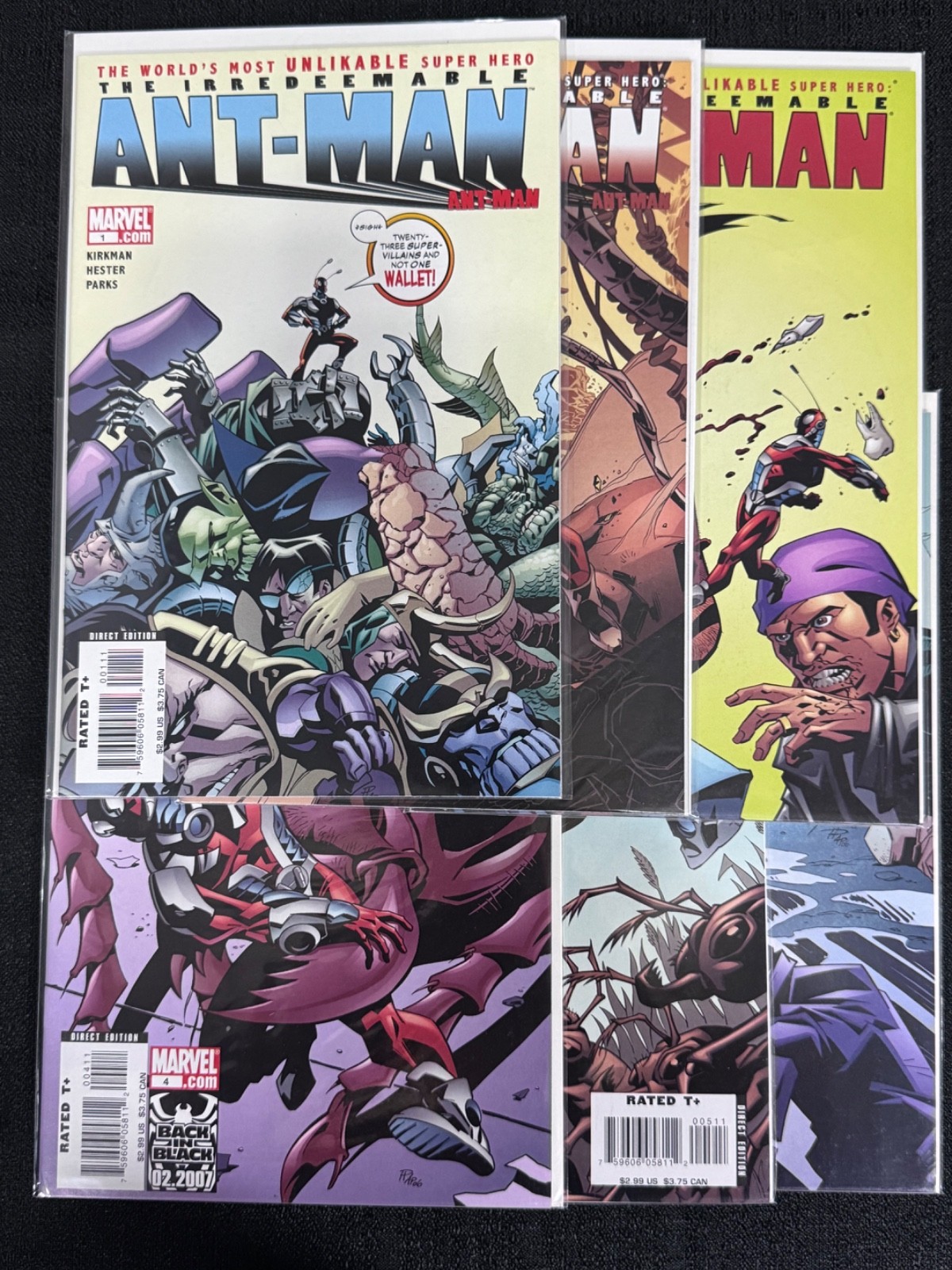 IRREDEEMABLE ANT-MAN #1-6 Marvel 2006 Robert Kirkman 1° Eric O'Grady nei panni di Ant-Man